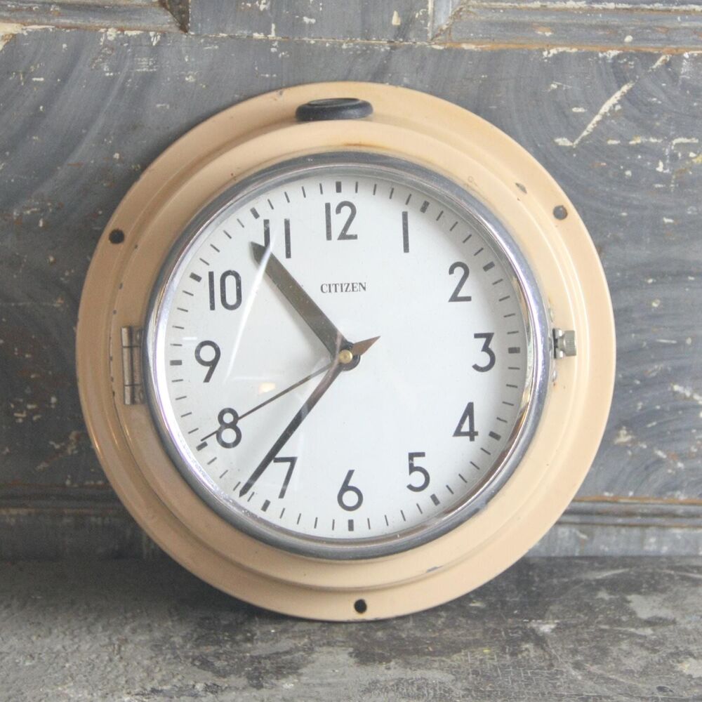 Citizen Slave Clock, Maritime Navigation Citizen Wall Clock, circa 1970s